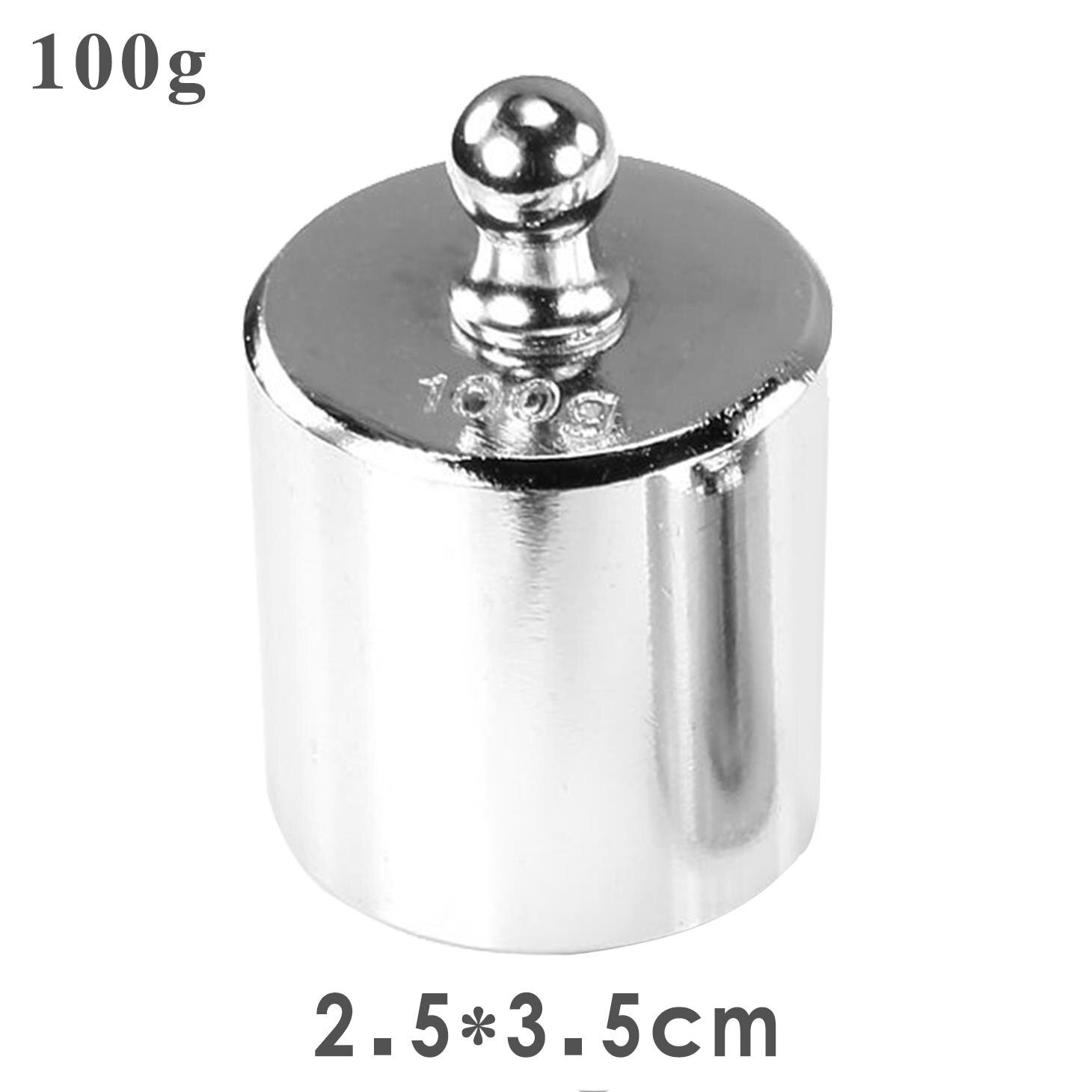 Electrical Test Equipment Chrome Weight Calibration 100g/50g/20g/10g/5g for Digital Office Industrial Gram Scale Silver: 100g