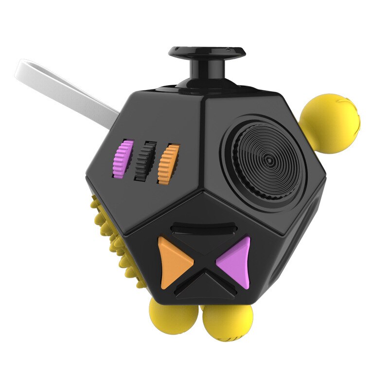 12-Side Fidget Speelgoed Verlicht Stress En Angst Anti Depressie Voor Kinderen En Volwassenen Met Autisme: c1