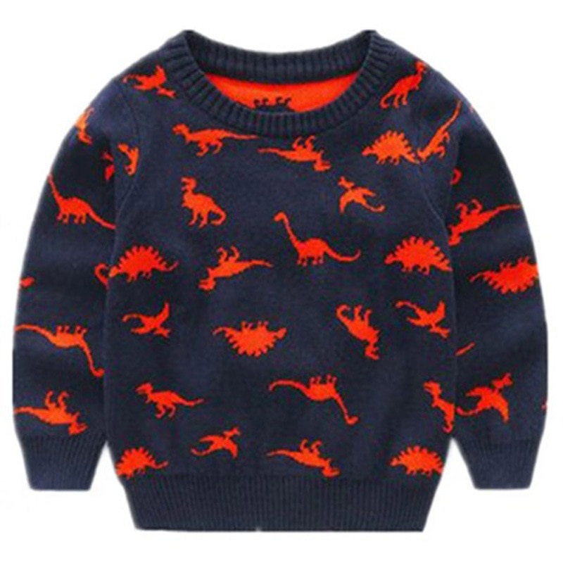 freundlicher Kleidung Herbst Winter Unterwäsche zur Seite fahren Karikatur Dinosaurier Spitzen Baby Jungen Lange Ärmeln Mantel freundlicher Winter zur Seite fahren