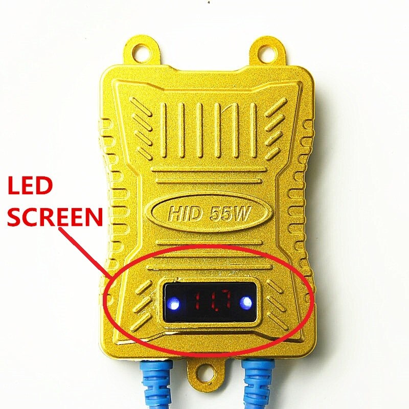 Kit de balasto digital LED, kit de luz de xenón H4 de HID Alto y Bajo, kit de luz de xenón H4 9004 9007 H13