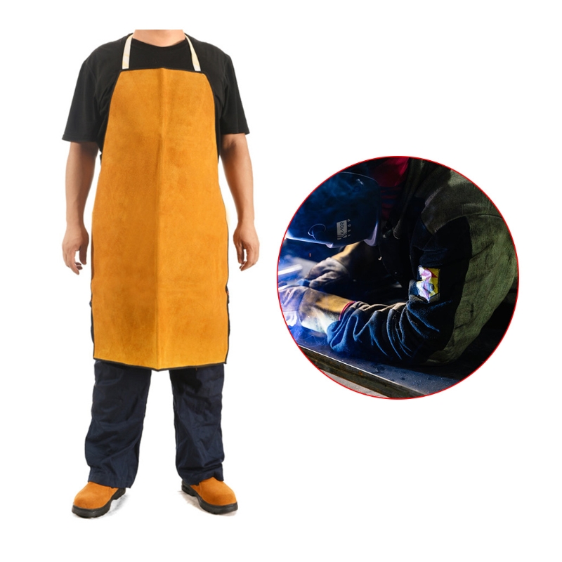 Leather Welding Protect Cloths Idea for Tools Apron Vest Shop Apron Utility Work for Protection from Flame and Spatter