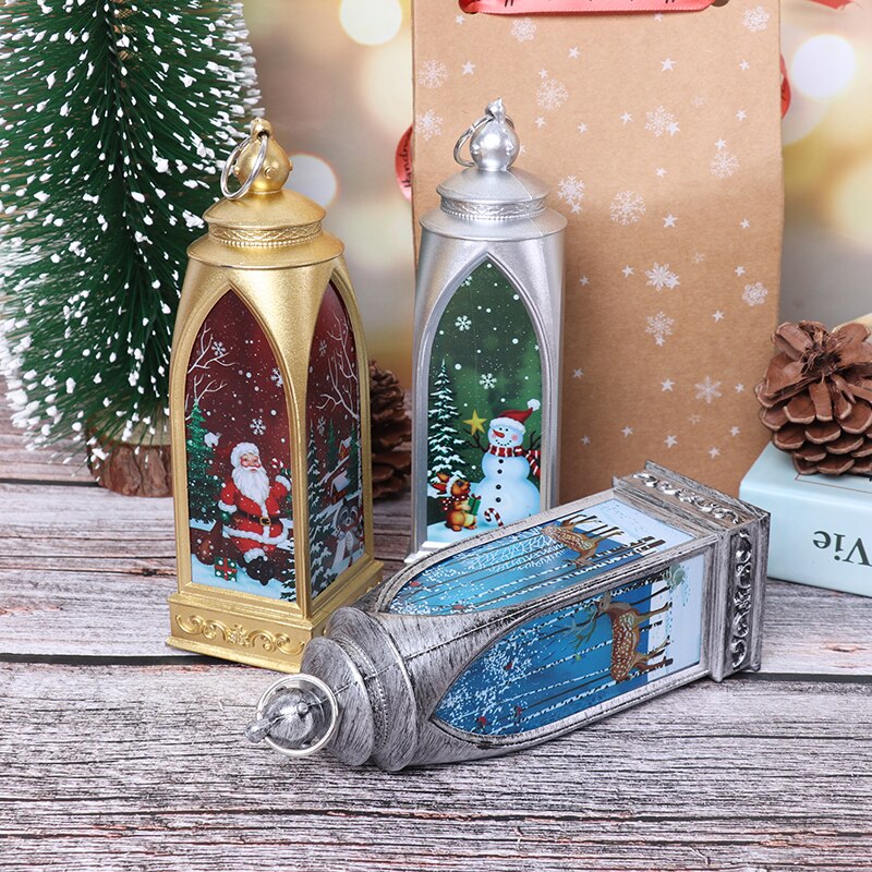 Merry Christmas House Led Light Village Christmas Houses Wood Year Decor