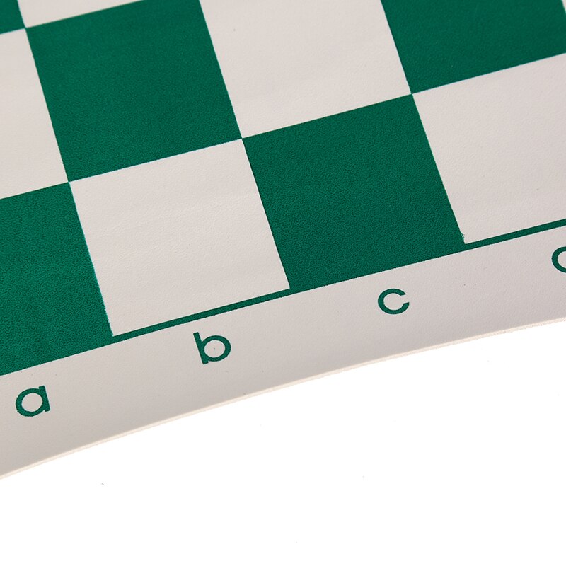 42 x 42cm vinylturneringsschackbräde för pedagogiska spel för barn i slumpmässig färg magnetisk bräda för schack