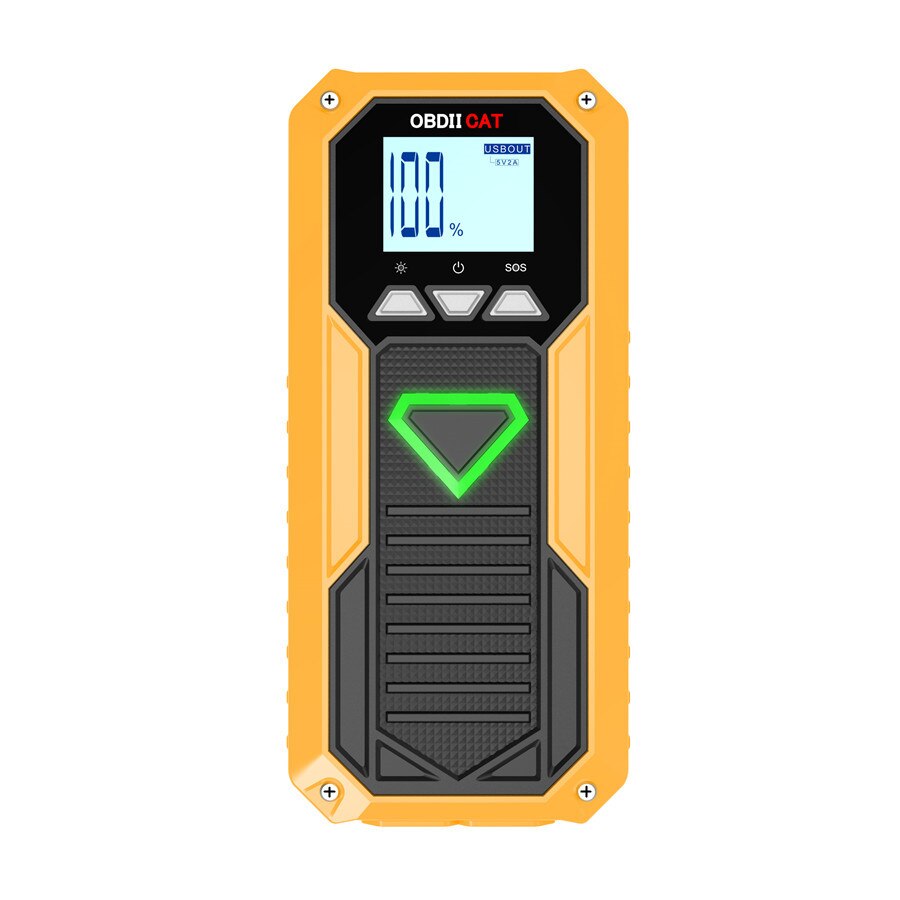 Car Jump Starter E18 Multi-Function car battery For 12V Petrol Diesel Mini Portable 2USB Power Bank SOS Lights 600A Peak Charger