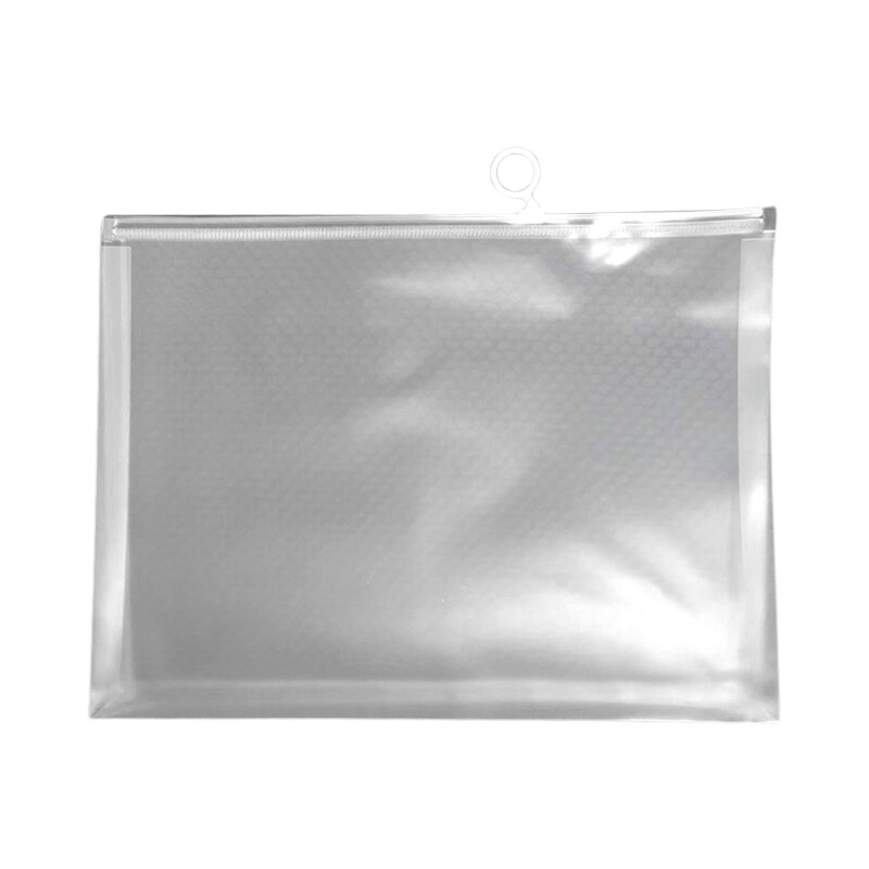 Multifunctional Transparent A4 A5 File Folder Document Bag Organizer Waterproof: Transparent A5