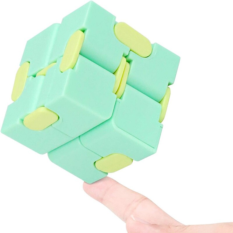 Kinder Erwachsene Unendlichkeit Cube Quadrat-Puzzle Spielzeug Entlasten Stress Lustige Hand Spiel Anti-Stress-Spielzeug für Kinder Dekompression Spielzeug: 8