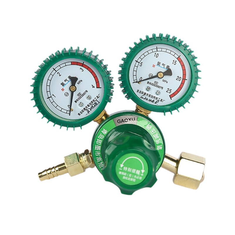 Zuurstof Gas Fles Regulators O2 Verminderen Druk Inhalator Acetyleen Dubbele Gauge Regulator Zuurstof Tank Regulator: Default Title