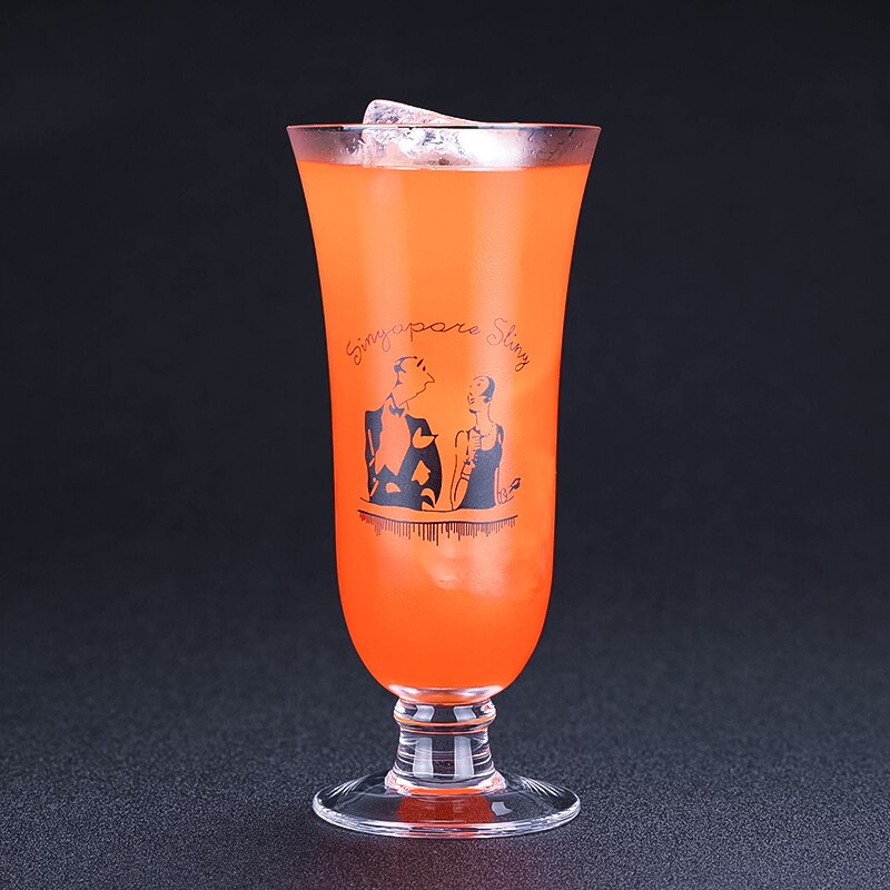 2PCS Singapore Sling Glasses, Cocktail Glasses, Long Drink Glasses, Juice Glass Set of 2