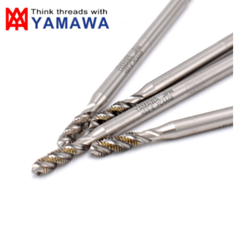 YAMAWA HSSE Metric Long Shank 100MM Insert Spiral Fluted Tap M2 M2.5 M3 M4 M5 M6 Machine Sheath Screw Thread Taps