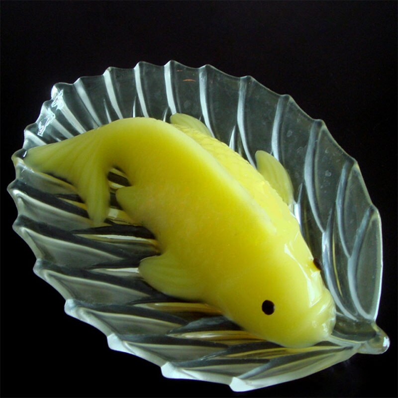 Transhome 1Pcs Carp Shaped Rice Cake Mold Silicone Fish Pudding Molds Large Medium Small Sizes Baking Tools Decorating