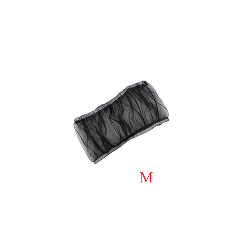 Fuglenet netværk soft shell stof fugleburnet til fuglebure frøbeskyttelsesovertræk unikt nylon luftigt dæk nederdel #: Sort-s
