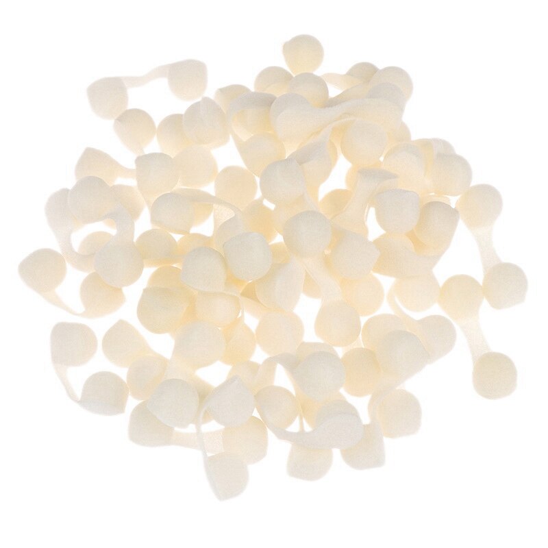 Bouchon Nasal Anti-Pollution pour bronzage, 50 pièces/lot, en éponge, filtre, Spray: WHITE