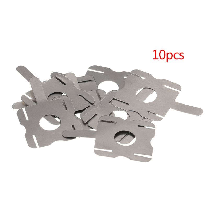 10PCS 18650 Lithium Batteries Nickel Spot Welding U-shaped Piece Connector T6 Battery