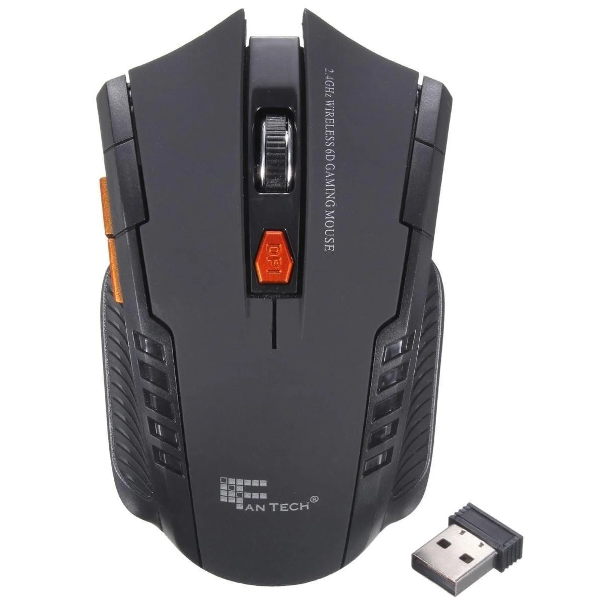 Mini Portable Mouse Mice 2.4GHz Wireless Optical Game Mouse for PC Laptop Computer USB Receiver: WHITE