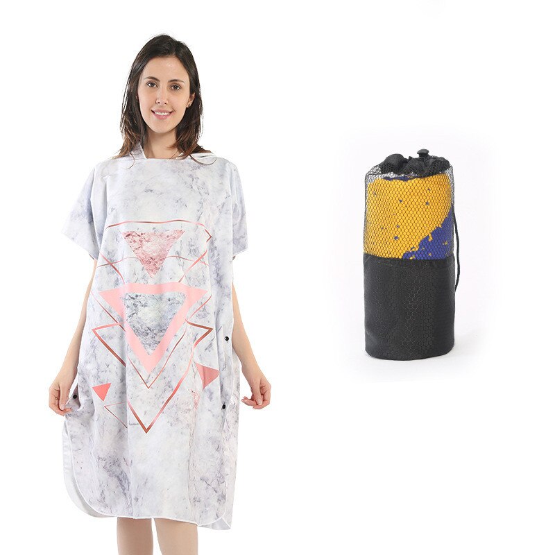 Szybkoschnący szlafrok kąpielowy, ręcznik plażowy z kapturem, ręcznik plażowy dla dorosłych, ponczo, ręczniki damskie, męskie, peleryna robić pływania