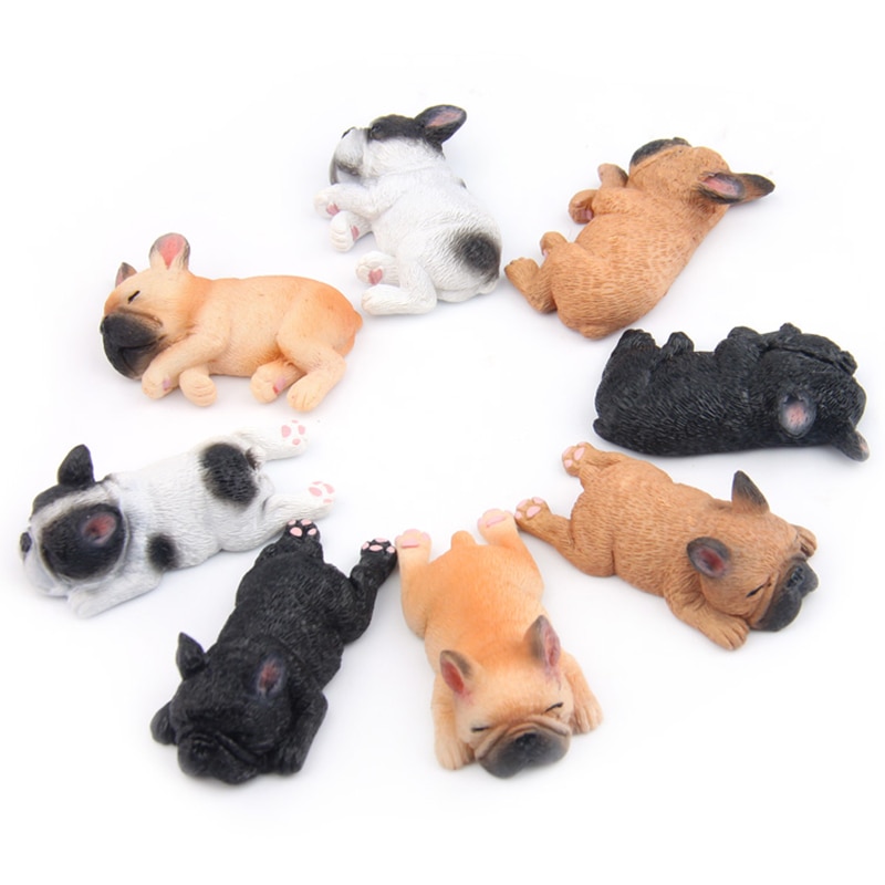 Leuke Franse Bulldog Magneet Koelkast Sticker Slapende Hond Cartoon Koelkast Magneten Voor Office Home Decoratie Sticker