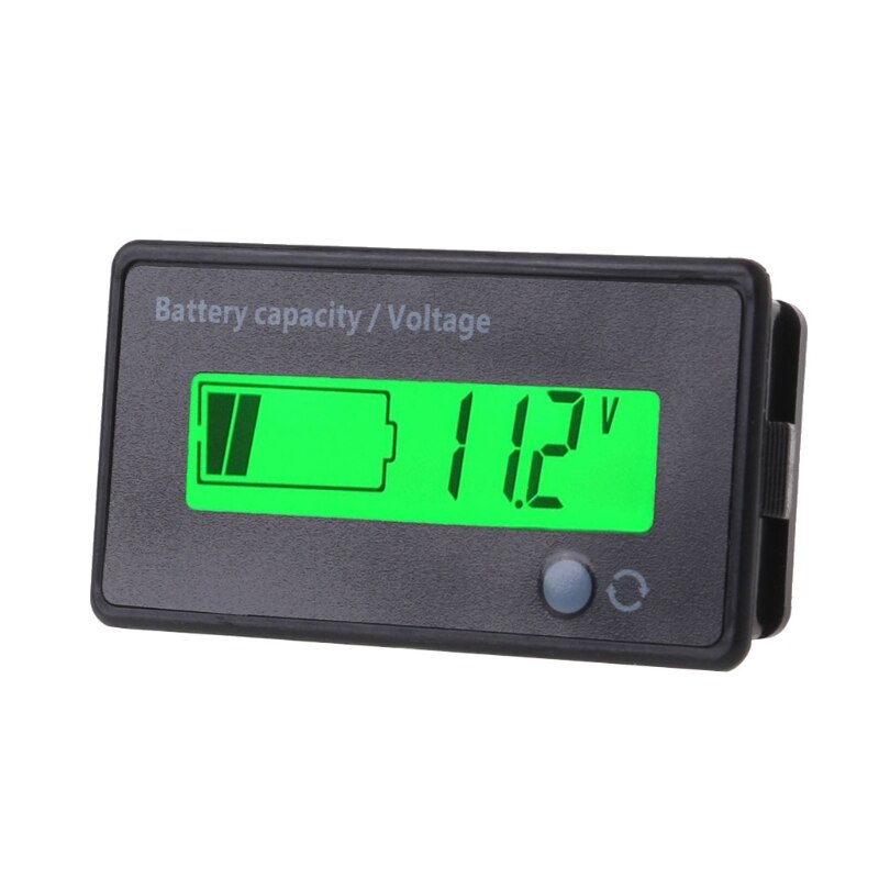 diymore Batterijbewaker, 12 V, 24 V, 36 V, 48 V, 60 V, 72 V, 84 V, IP67 waterdichte batterijcapaciteitsmonitor, DC 7-100 V voor lithium-, lithium- ijzer- en loodzuurbatterijen, met zoemeralarm voor