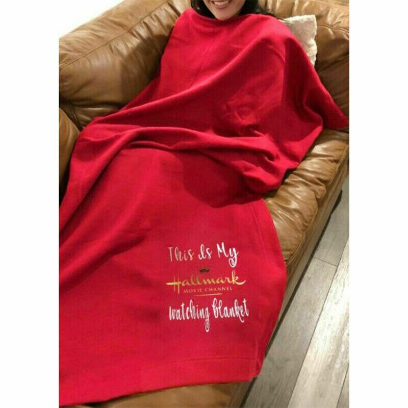 Arrivals Letter This is My Hallmark Christmas Soft Throw Blanket Movie Watching Blanket Funny Throws Festival