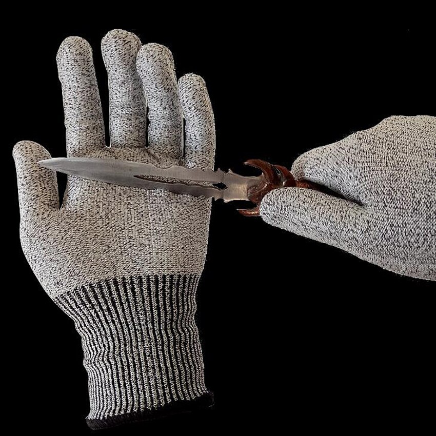 1 Pairs Niveau 5 Tegen De Cut Anti-Cut Handschoen Werkhandschoenen Cut Proof Steekwerende Veiligheid Handschoenen