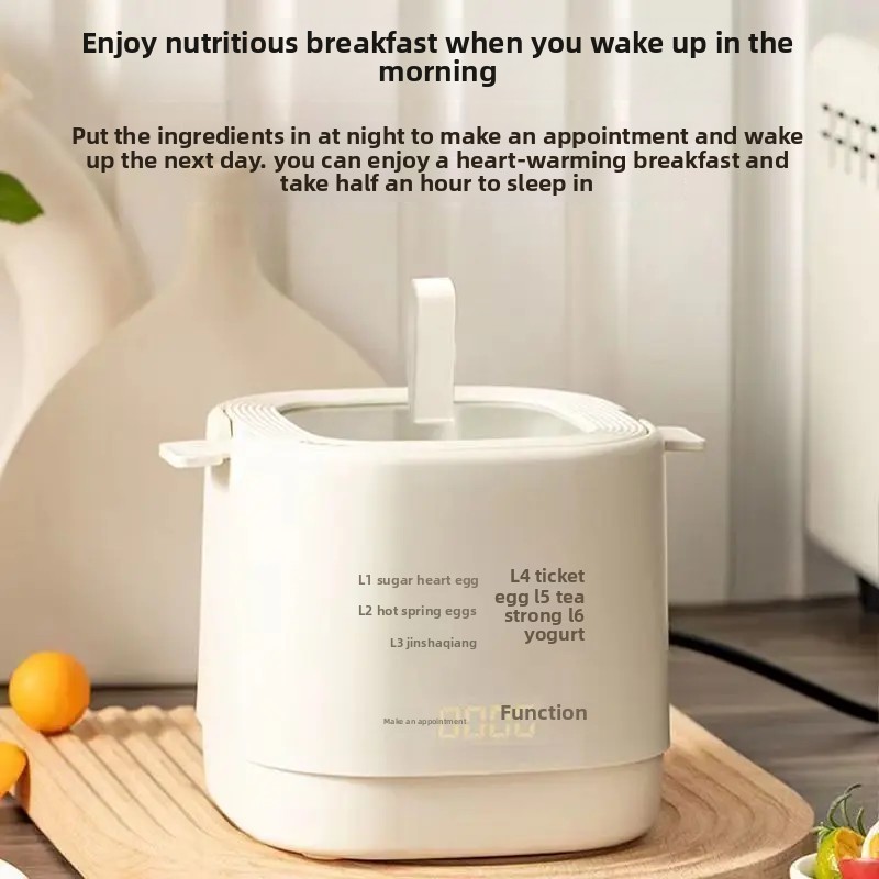 German Automatic Egg Cooker Multifunctional Home Use Steamer Egg Device Automatic Power off Household Appliance