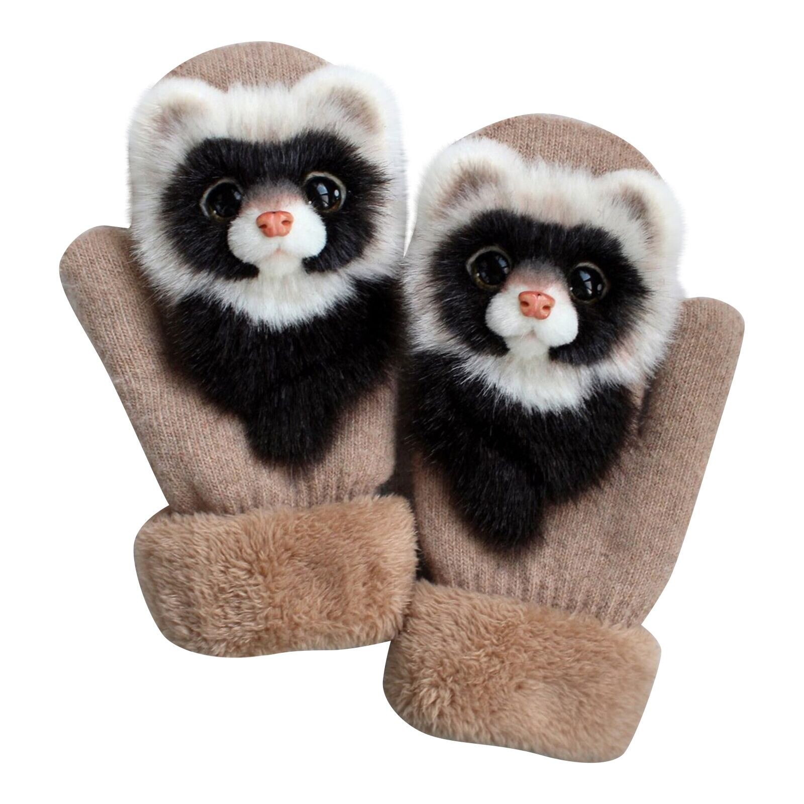 Crianças Quentes grossas Luvas de Dedo Luvas de Inverno Bonito Dos Desenhos Animados Meninas Quentes Luvas de Esqui de Inverno Crianças Luvas Детские Перчатки L3: H