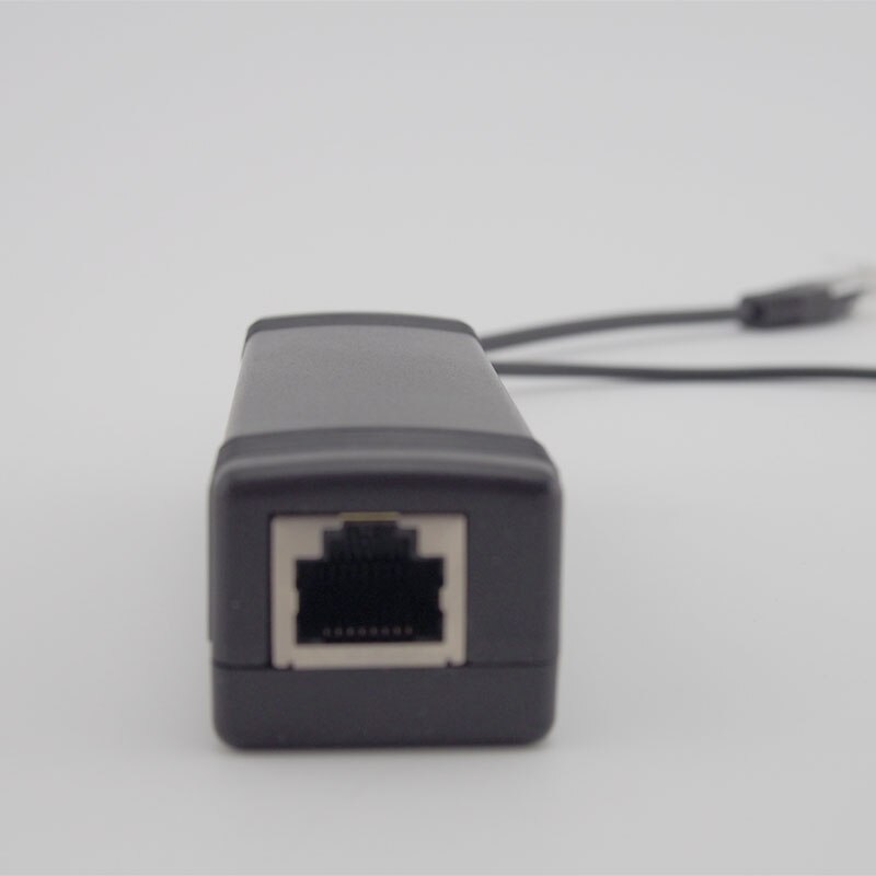 Divisor PoE activo de 10/100M, potencia sobre Ethernet, 48V a 12V, compatible con IEEE802.3af/at estándar