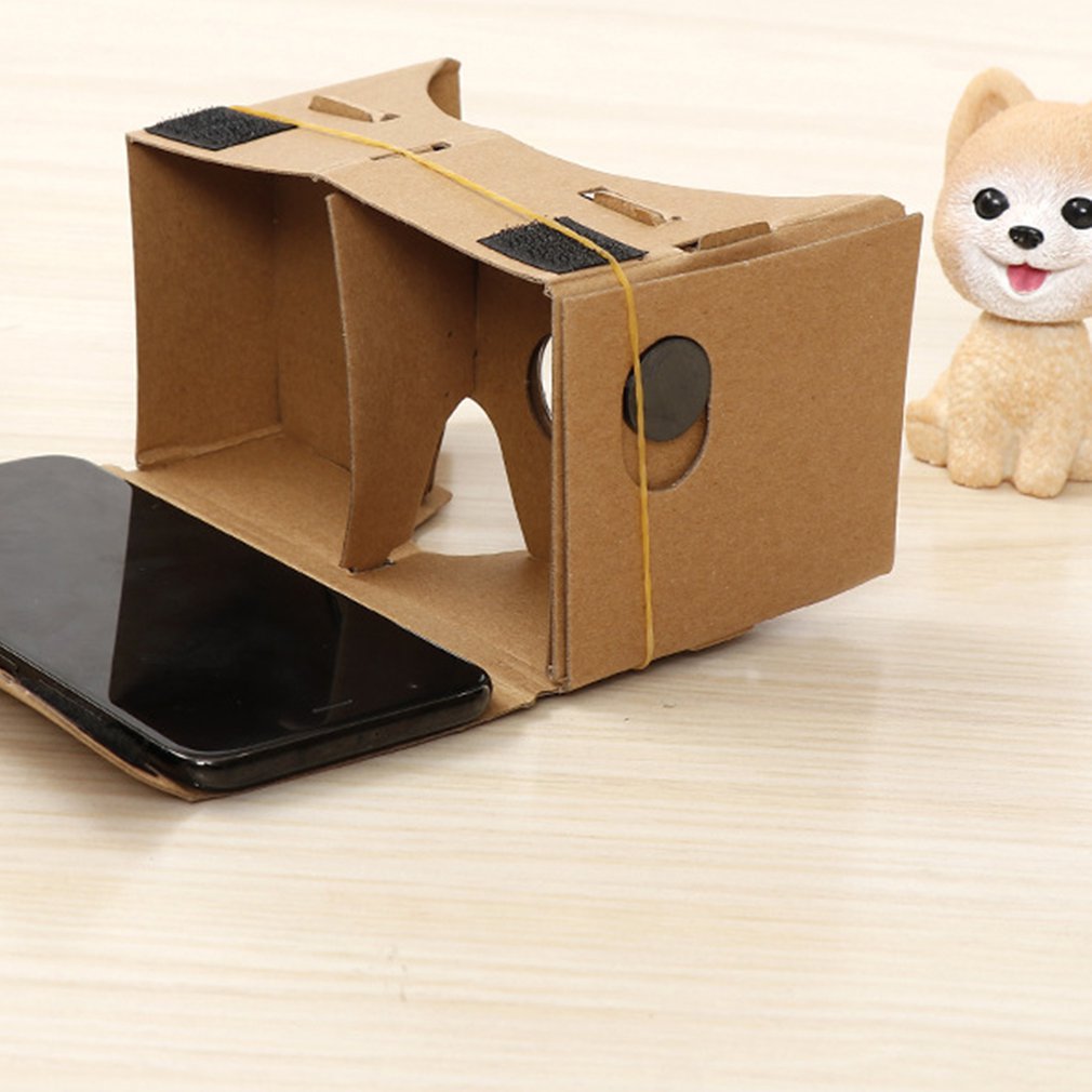 DIY Cardboard for Google VR 3D Glasses for Virtual Reality for Google Mobile Phone 3D Viewing Glasses for 6&quot; Screen Ultra Clear