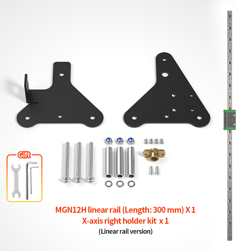 DIY 3D Drucker Dual Z Achse X Achse Linear Schiene Upgrade Kit für Creality Ender 3/Ender 3 Pro/Ender 3 V2 3D Drucker Teile: Rosa