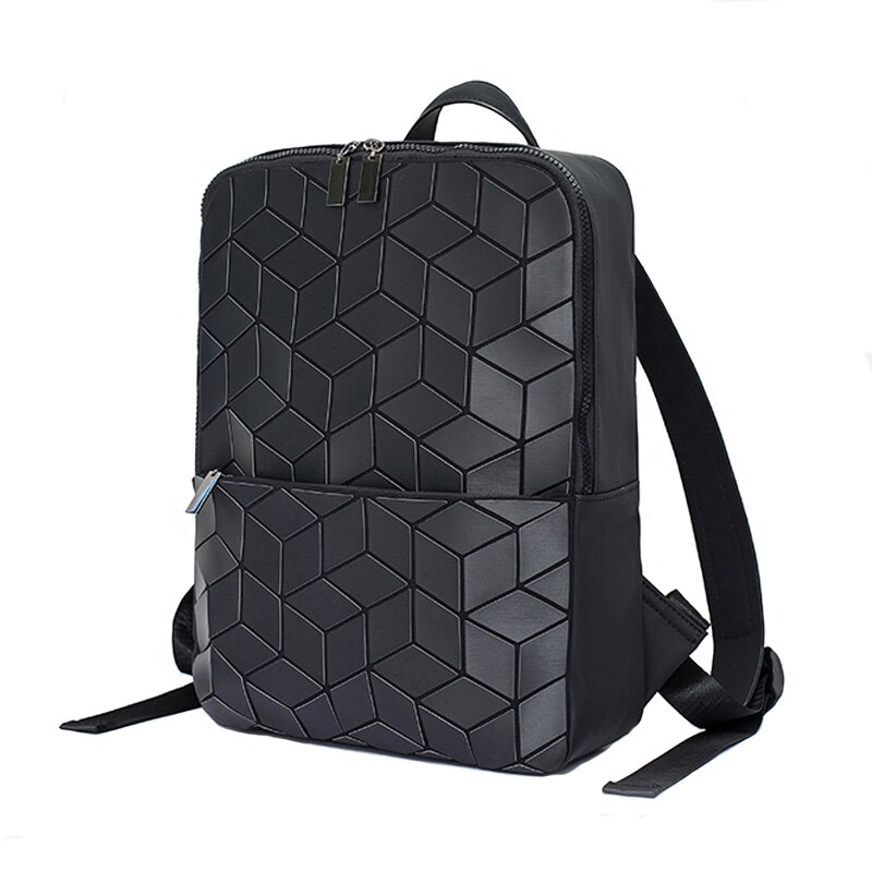 Vrouwen Lichtgevende School Rugzak Geometrische Schoudertas Vrouwelijke Backbag Vouwen Schooltassen Voor Tiener Meisje Hologram Rugzakken