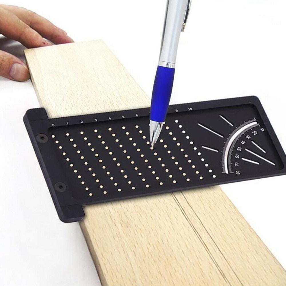 Snickare vinkelmätning träbearbetningsmått verktyg t-typ 100mm gauge linjaler  v2 x 8