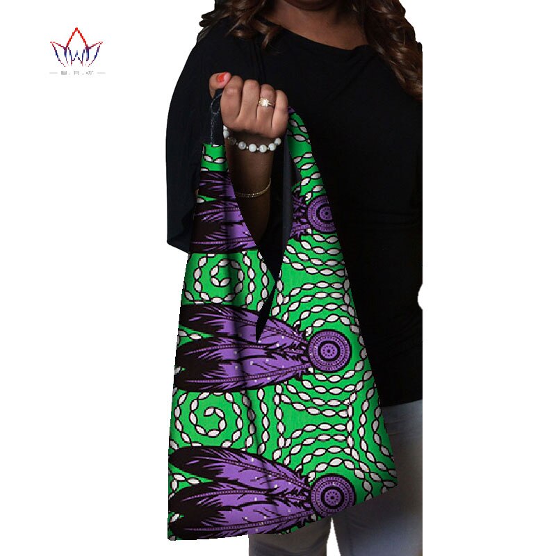 Bazin-sacs à main multi-couleurs pour femmes, sacoche Riche en tissu Jacquard 100% coton africain SP045: 13