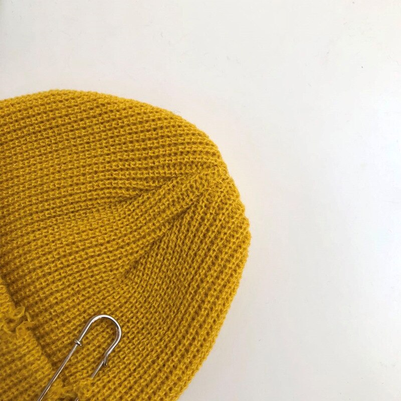 2022 hue kalot metalring uden kant hatte hip hop kasketter street strikkede huer hat kvinder kasket mænd motorhjelm gorras hombre femme