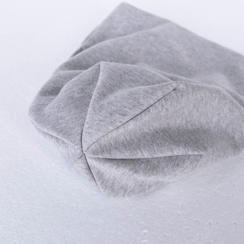 Chapéu para crianças, cores sólidas, boné de algodão para bebês recém-nascidos, chapéu infantil