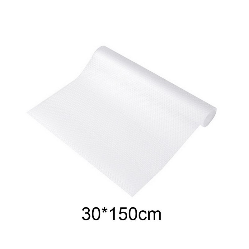 Hylder skab skuffe liner skridsikker hylde liner køleskab måtte skab pad til køkken hjem: 35 x 150cm