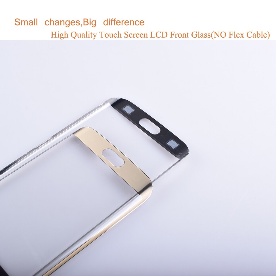 For Samsung Galaxy S6 edge G925 SM-G925V SM-G925P G925F G9250 Touch Screen Front Glass Panel Outer Glass Lens NO LCD