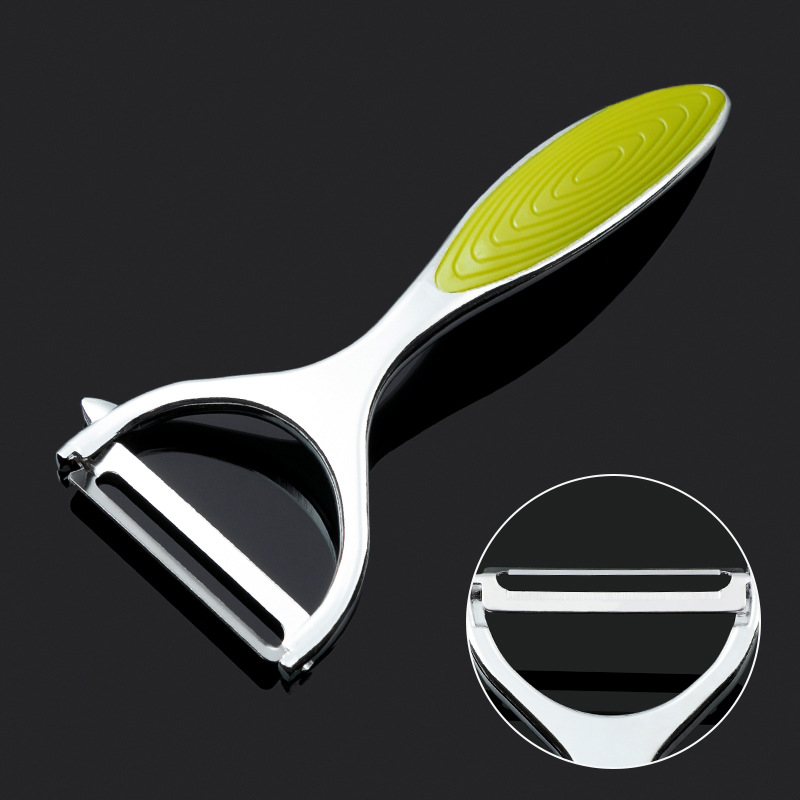 Stainless Steel Kitchen Accessories Multi-function Vegetable Peeler Cutter Potato Carrot Grater Fruit Vegetable Salad Tools: plum