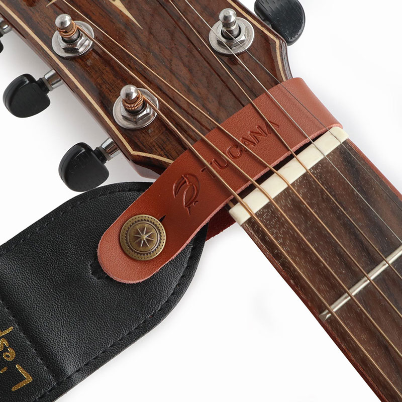 Correa de cuero para ukelele, 2 uds., botón, adaptador de bloqueo de seguridad para guitarra acústica clásica, accesorios para bajos