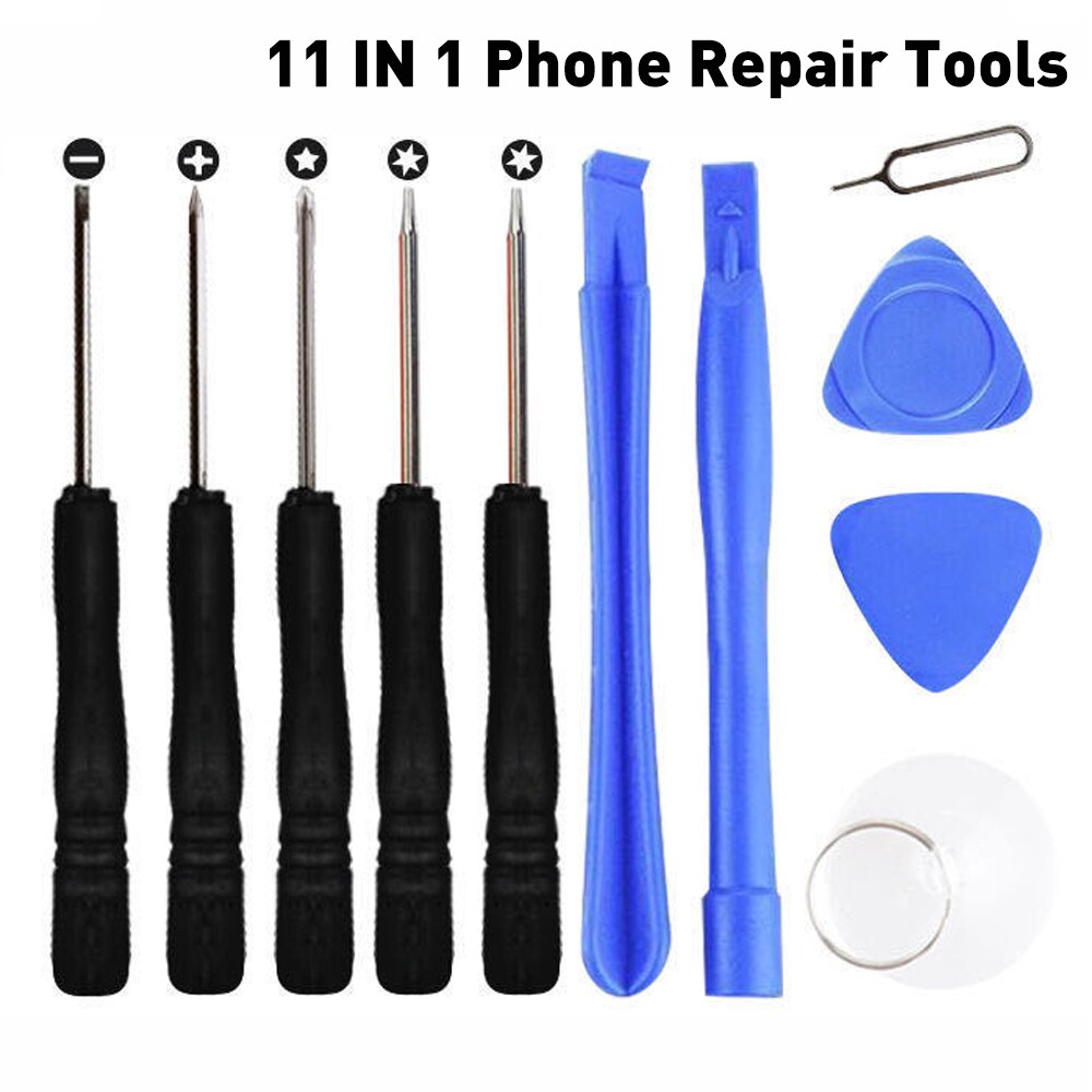 Spudger Pry Opening Gereedschap Mobiele Telefoon Reparatie Tools Kit Schroevendraaier Set Voor Iphone 7 6 Plus Ipad Samsung Mobiele Telefoon hand Tool Set: 11 IN 1