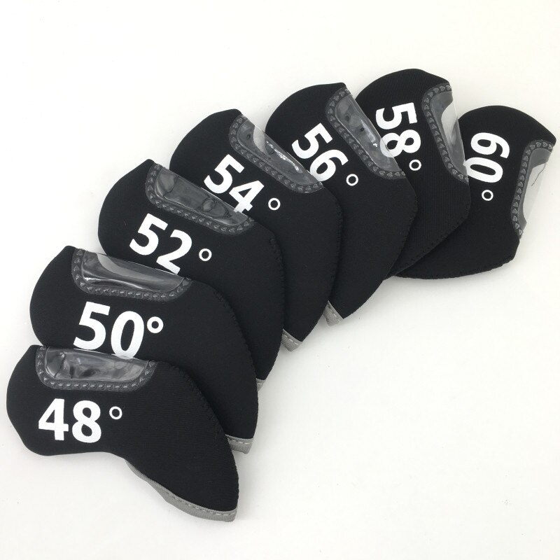 golf kiler headcover nylon golf sand kile sett hode dekker 48/50/52/54/56/58/60 grad fargerik