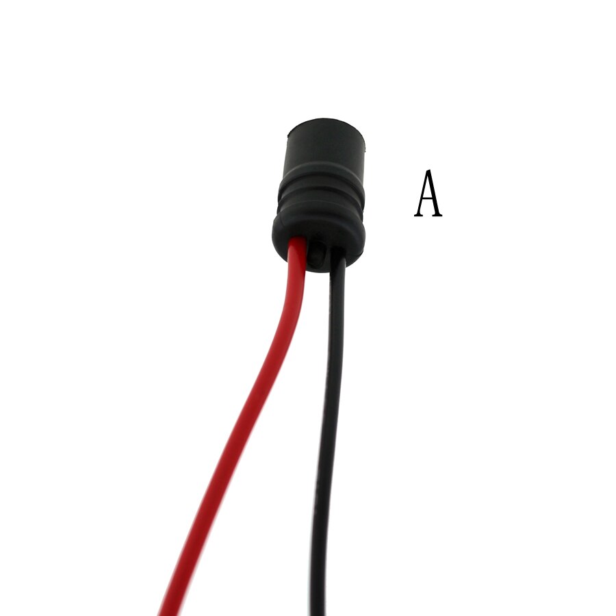 Yccpauto  t10 w5w lamphållare glödlampor adapter sockel led ljus plast biltillbehör kontakt 4 st