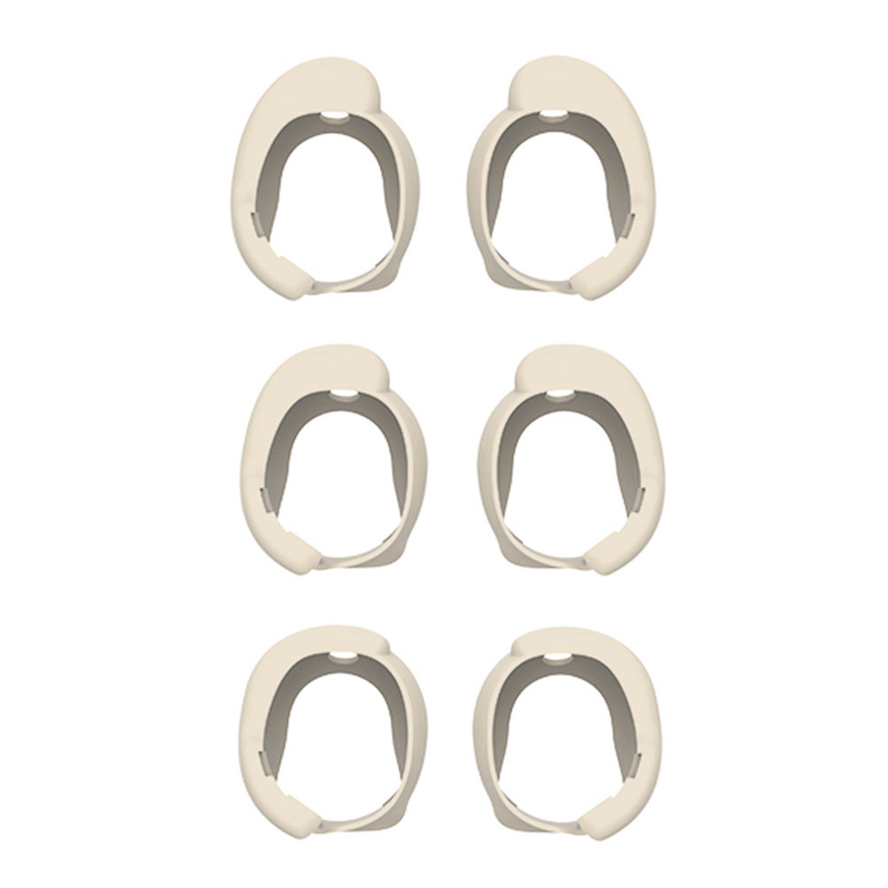 3 paires d'embouts d'oreille en Silicone, couvre-embouts antidérapants, accessoires réutilisables et lavables pour écouteurs Bose QuietComfort Ultra: Beige