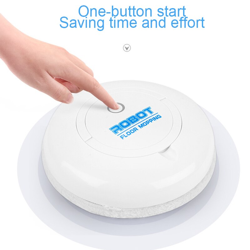 Intelligent Robot Wipe Cleaning Robot Cleaning Household Appliances Black Or White Two-color Cleaning Machine