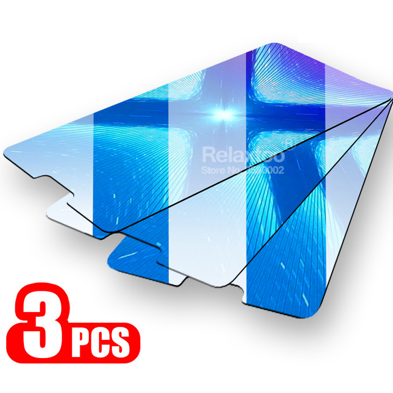 3pcs tempered glass For huawei honor 8x 8s 8c 8a pro 8 lite protective Glass on honor 8 s x a c honer a8 x8 c8 s8 9H safety Film