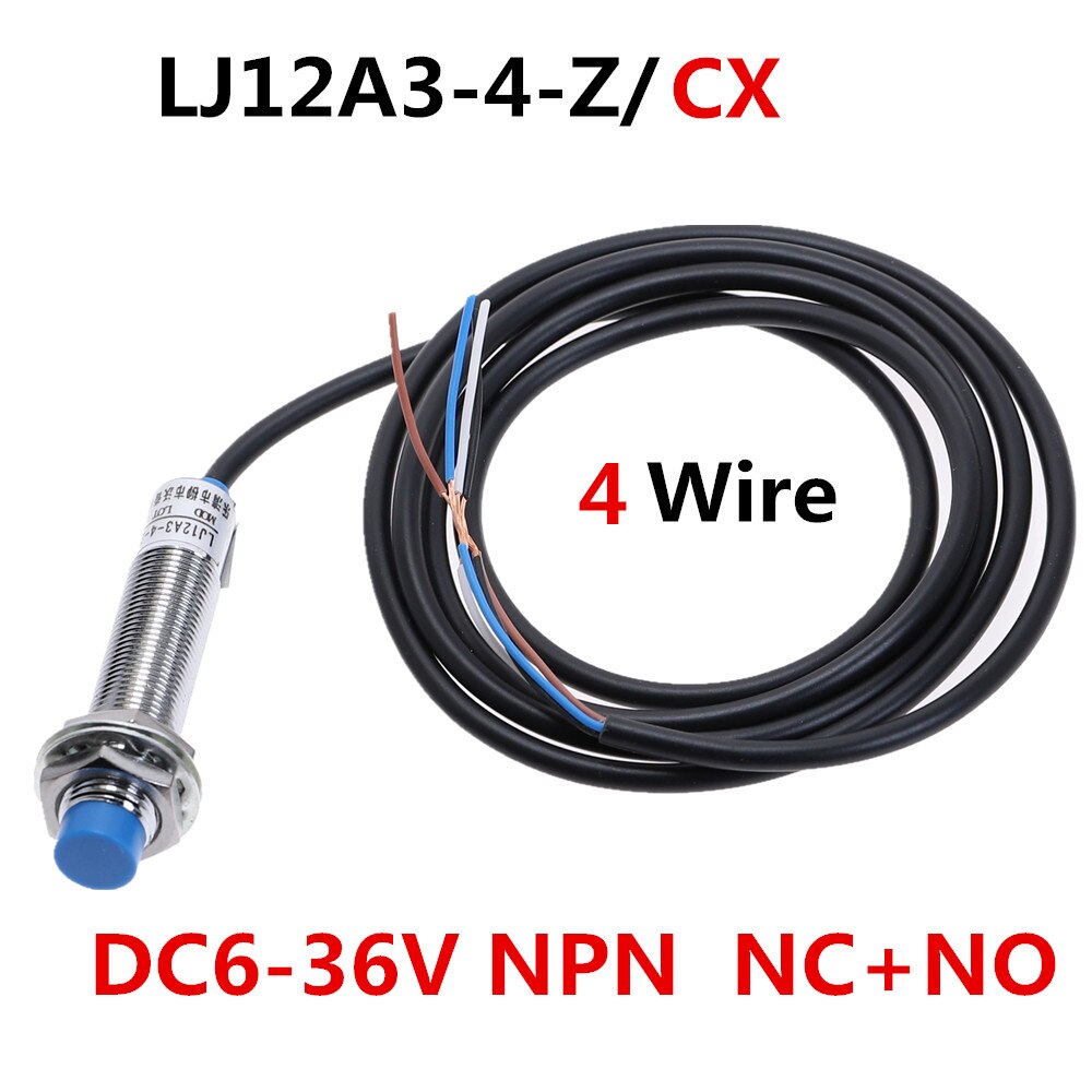 LJ12A3-4-Z/Bx/Ax/Cx/Door/Ay/Cy/Ex/Dx/Ez/dz Inductieve Proximity Sensor Switch Pnp Npn Dc 6V-36V M12: LJ12A3-4-ZCX