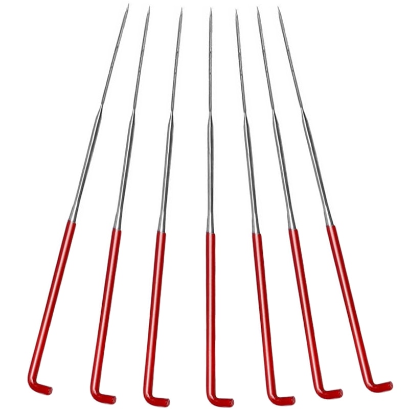 Lmdz Wol Vilten Levert Viltnaalden Kit Naaldvilten Tool Met Plastic Doos Voor Wol Vilten (Kegel, rood, S)