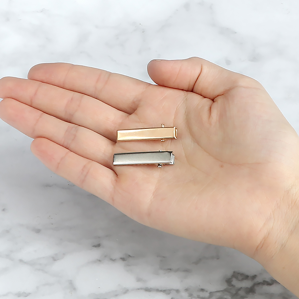 100 Uds 3,0 cm pinzas de cocodrilo de Metal para el cabello mujeres niñas pequeñas pinzas para el cabello DIY joyería horquilla herramientas de peinado accesorios al por mayor