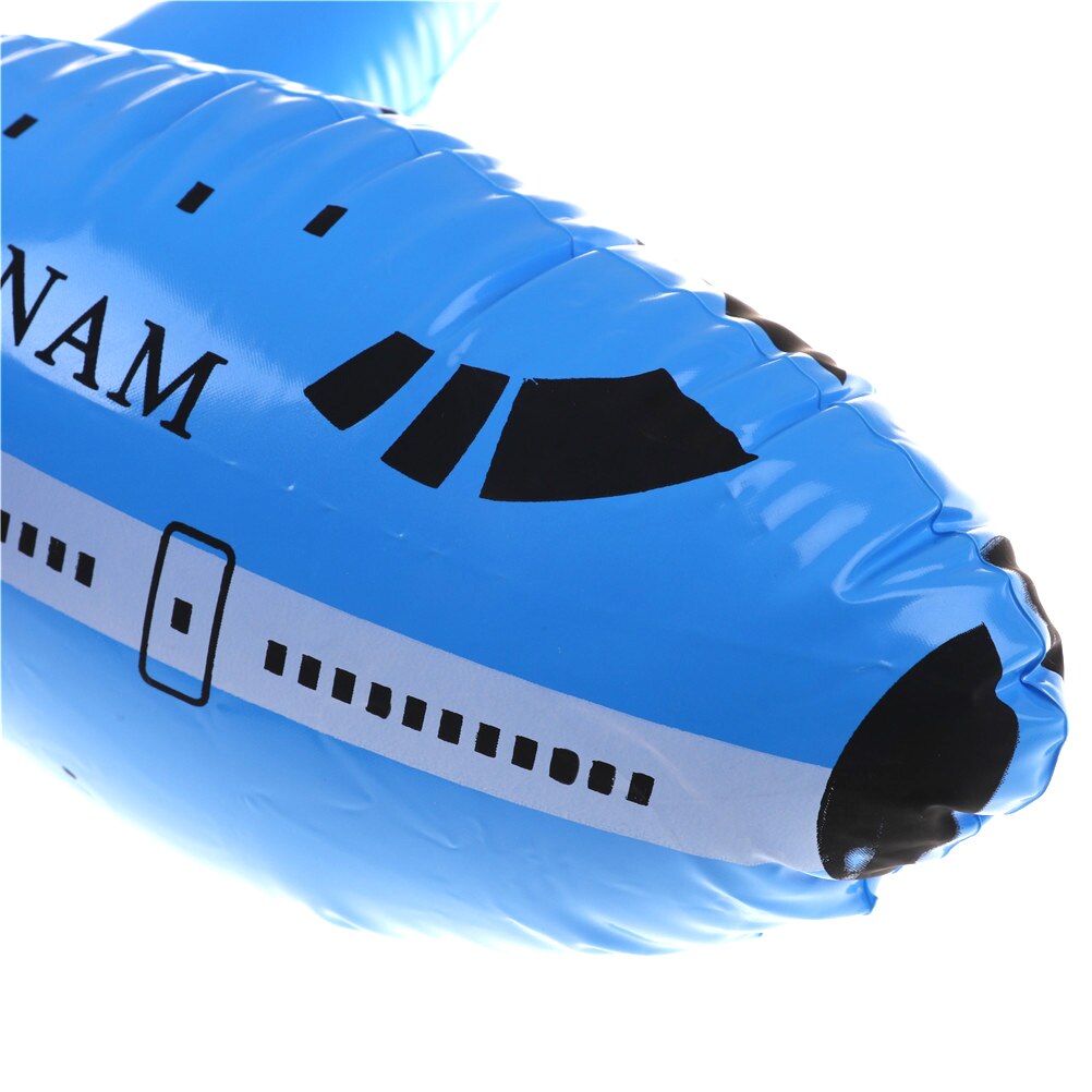 1 stk oppusteligt legetøj fly passagerfly fly tegneserie pvc plastballoner fly legetøj ballon kid fødselsdag klassisk legetøj