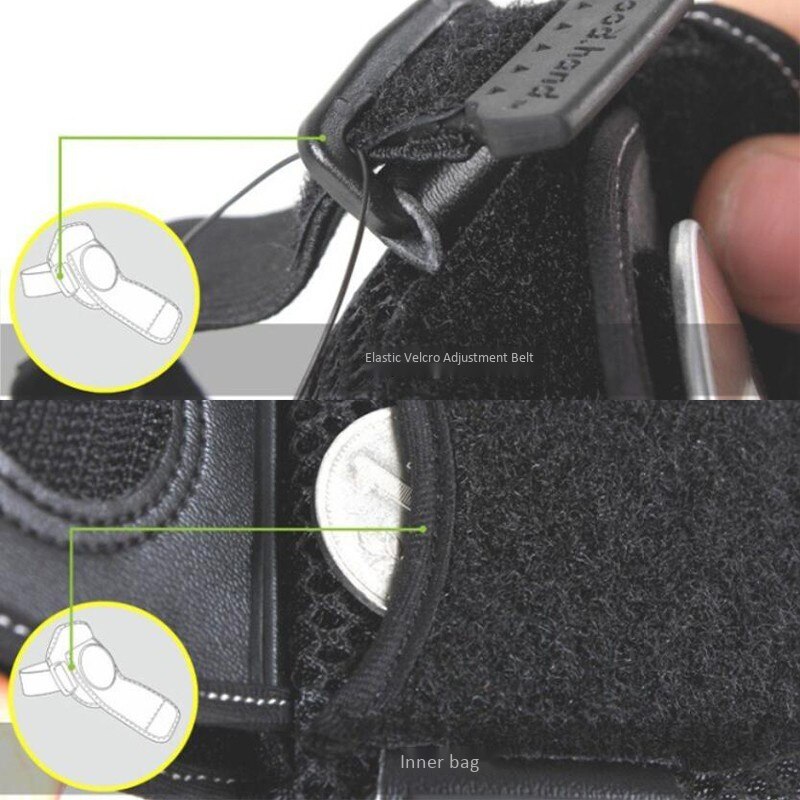 Ciclismo espelho de pulso espelho retrovisor guidão espelho de pulso segurança portátil voltar espelhos retrovisores acessórios da bicicleta