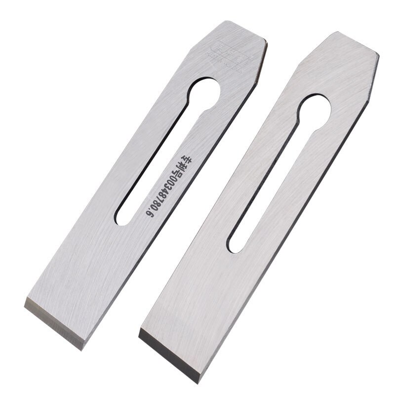 TRANVON Hand Planer Blades Alloy High Speed Steel Woodworking Plane Edge Blade Cutter Saw Blades 183MM*44MM: HSS and alloy