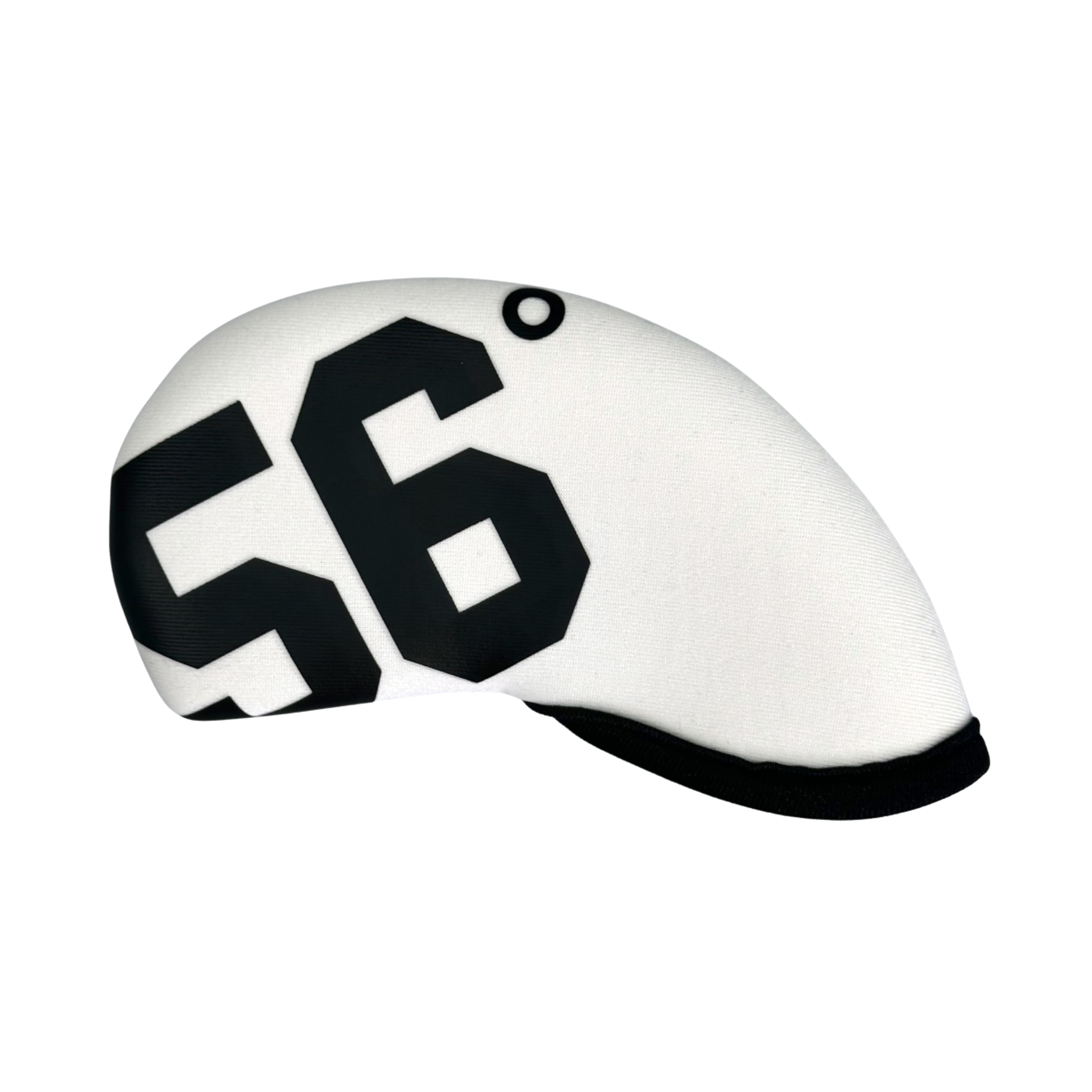 Cubierta de cabeza de palo de Golf, cuña de arena Simple, impresión de 48 °-60 grados, cubiertas de hierros, Protector de cabeza de hierro, accesorios de Golf, 1 unidad: Marfíl